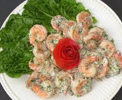 Crevettes En Creme Parfumee Dethym Et De Menthe Poivree Recette Poisson Poisson Fruits De Mer