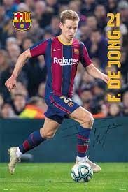 Discover all the players and coaches of the official fc barcelona 2021/22 squad in the_undefined by going to the official laliga website. Fc Barcelona 2020 2021 De Jong Poster 61x91 5cm Posters De