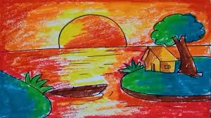 We also contribute a new dataset of one thousand examples of pairs of line drawings and shadows that are tagged with lighting directions. Easy Scenery For Kids Sunset Scenery Step Bu Step With Oil Pastel For Oil Pastel Drawings Easy Oil Pastel Drawing Scenery
