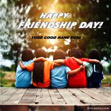 On july 30, the international day of friendship is observed. Happy Friendship Day 2021 Wishes Image With Name