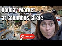 LIVE NYC ❤️ Holiday Market at Columbus Circle! #nyc #newyork #travel