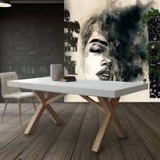 Table à manger georgia 6 personnes blanche et noire 140cm. Table Extensible De Salle A Manger Blanche En Bois Massif Rico Table De Salle A Manger Blanche Salle A Manger Blanche Table De Salle A Manger Extensible