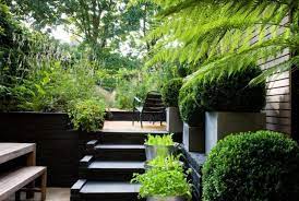 quedamos en la terraza casa haus jardin en pendiente jardin urbano jardin estrecho