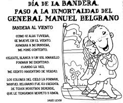 No se sabe a ciencia cierta lo que impulsó a manuel belgrano para poner esos colores a la bandera existen varias versiones: Colorear Dia De La Bandera Argentina Jugar Y Colorear