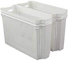 Find storage & organization essentials at target. Amazon Com Saedy Plastic Rolling Laundry Hamper Slim Laundry Baskets 28 Liter White Storage Basket White Storage Baskets Slim Laundry Basket Laundry Hamper