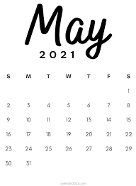 We teach mental and physical discipline through the sport of gymnastics, while helping to create healthy and happy athletes who soar May 2021 Minimalist Printable Calendar Template Design In Black And White Appearance Monthly Calendar Printable Minimalist Calendar Calendar Printables