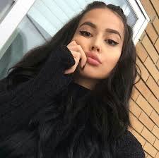 Woman with black hair and emotions. 190 Images About Black Hair Girls On We Heart It See More About Makeup Girl And Beauty
