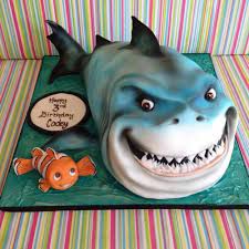 animals nemo birthday shark birthday cakes shark cake