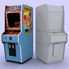 Classic Arcade Pack 3d Model Arcade Game Room Design Arcade Games