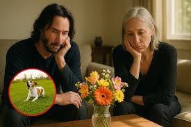 Keanu Reeves and Alexandra Grant did not eat or drink for three days after  their dog went missing after they forgot to close the gate at  night😭🐶Search efforts were unsuccessful. The last