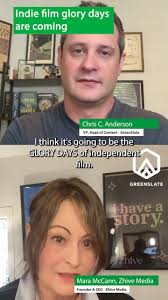 Are the #indiefilm glory days right around the corner? , @zhivemedia's  Founder & CEO @maramccann thinks so. , She sat down with @thisisgslate's  VP, Head of Content to discuss how indie filmmakers can ...