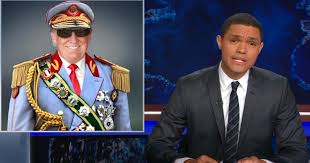 It's like noah went on to compare mueller to someone who avoids answering a question about herpes. Why Trevor Noah Thinks Donald Trump Could Be America S First African President Los Angeles Times