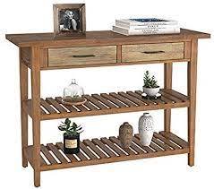 Amazon Com Homecho Rustic Console Sofa Table Accent Entryway Hallway Table With Drawers S Rustic Consoles Rustic Console Tables Entryway Table With Storage