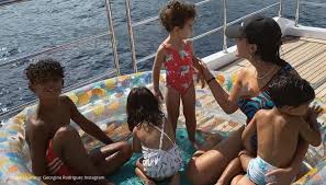 Cristiano ronaldo and georgina rodriguez with children amazing moments. Cristiano Ronaldo S Girlfriend Georgina Rodriguez Celebrates Juventus Title With His Kids