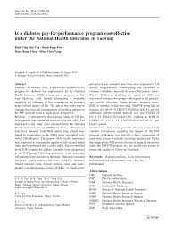 Others are only available to those without insurance. Pdf Is A Diabetes Pay For Performance Program Cost Effective Under The National Health Insurance In Taiwan
