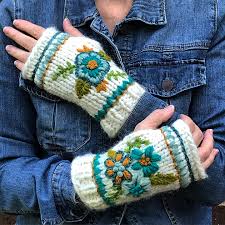 How to embroider flowers on knitting. What S New In Craft Embroidery On Knitting Craft Industry Alliance