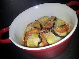 Tian De Legumes Express Au Parmesan Cuisson Au Micro Ondes Recette Plat Vegetarien Tian De Legumes Recette Tian