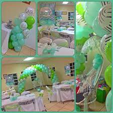 Zebra Print Mint Green Baby Shower Decor Mint Green Baby Shower Green Baby Shower Baby Shower Decorations
