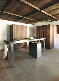 Bulthaup Cuisine B2 Cette Table De Travail Composee De Deux Elements Lateraux D Un Module En Intox Pour Le Point D Keuken Idee Compacte Keuken Interieur