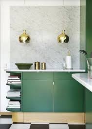 Maybe you would like to learn more about one of these? My Fall Palette Green Gold And Marble Thou Swell Green Kitchen Cabinets Kitchen Design Kitchen Interior