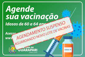 Para aceder ao portal do ministério da saúde basta clicar aqui. Covid 19 Prefeitura De Guarapari Abre Agendamento Para Vacinar Idosos De 60 A 64 Anos Prefeitura Municipal De Guarapari Es