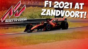 As the second half of the 2021 f1 season prepares to be a spicy affair between max verstappen and lewis hamilton, one of the highlights will be the race to zandvoort which will make the return of the dutch gp also on the field of world championship hope max. F1 2021 At Zandvoort Assetto Corsa F1 2021 Cars Mod Time Trial Hot Lap Youtube