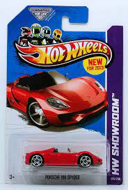 Hot Wheels 2013 HW Showroom Porsche 918 Spyder Red #175250 | The Toy  Peddler