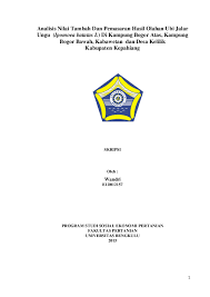 Ubi ungu adalah salah satu jenis dari ubi jalar yang mengandung antioksidan yaitu zat antosianin. Doc Analisis Nilai Tambah Dan Pemasaran Hasil Olahan Ubi Jalar Ungu Ipomoea Batatas L Latar Belakang Ambher Sanjaya Academia Edu