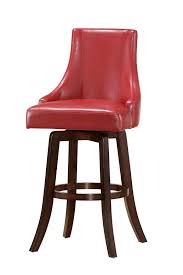 Tremendous Swivel Upholstered Bar Stool With Red Leather Design Back And Seats Stool Bar Stools Swivel Bar Stools Upholstered Bar Stools