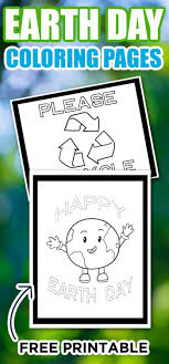 Can you make a happy face? Free Happy Earth Day Coloring Pages Made With Happy