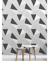 Black And Silver Wallpaper Uk This Apex Geometric Wallpaper In Tones Of Black Grey And Silver Features A Contempora Geometric Wallpaper Black Geometric Wallpaper Geometric Wallpaper Prints