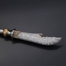 The Crescent Blade Damascus Steel Pocket Knife Upgraded Version Damascus Steel Pocket Knife Damascus Steel Knife