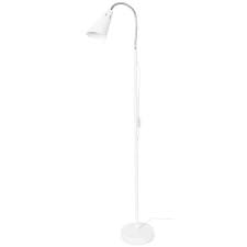 Lamps Ikea Arstid Standleuchte In Weiss Vernickelt Stehleuchte