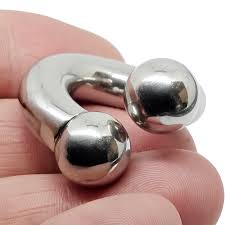 Piercing fer à cheval torsadé lourd jauge Prince Albert 10 mm 00 g Environ  14 mm Boules Spirale incurvée 36 mm Bijoux de corps Acier chirurgical 316L  -bn86 - Etsy France