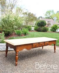 Pottery Barn Inspired Coffee Table