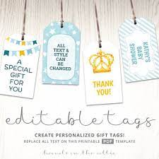 Printable Baby Shower Gift Tags Editable Party Favor Labels Etsy Gift Tag Template Gift Tags Printable Editable Gift Tags