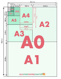 Standard Paper Sizes Paper Craft Techniques Standard