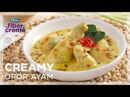 It is popular during festive occasions or wedding in south east asian countries. Resep Ramadhan Fibercreme Menu Buka Puasa Creamy Opor Ayam Tanpa Santan By Yuda Bustara Youtube