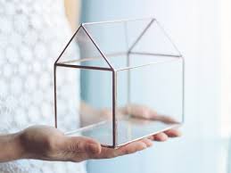 Glass House Wedding Card Box Geometric Terrarium Container Etsy In 2020 Glass House Glass Boxes Geometric Terrarium