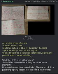 Anons gf regresses in age : r4chan