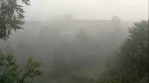 Ein unwetter ist am frühen abend über die messestadt gezogen. Leipzig Grunau Unwetter