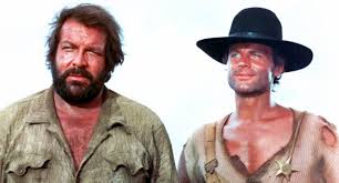 Einen ihrer ersten gemeinsamen auftritte hatten die beiden in „gott vergibt…django nie! (aka „zwei vom affen gebissen). Tapetenstories Bud Spencer Und Terence Hill Blog Inspiration Tapeten Der 70er