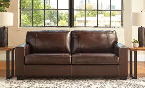 A leather sofa can make a statement in any living room, family room or den, but you can really shake things up by incorporating one in an unusual. Morelos Leather Sofa Living Room
