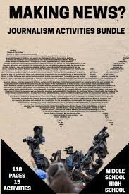 Making News Journalism Activities Bundle Distance Learning Journalism Classes Journalism High School Lessons