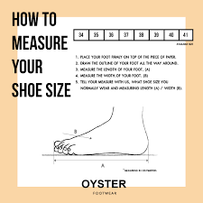 Size Fit Oysterfootwear
