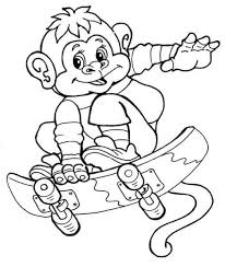 Gift them with these free printable coloring pages & have a wonderful coloring this monkey coloring sheet features two monkeys swinging on a tree branch. Monkey Coloring Pages 100 Pictures Free Printable