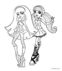 These free, printable summer coloring pages are a great activity the kids can do this summer when it. Free Printable Monster High Coloring Pages For Kids