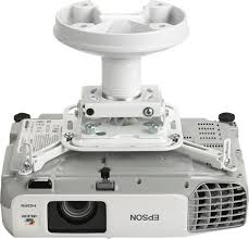 Epson Universal Projector Ceiling Mount Kit For Most Projectors White V12h808001 Best Buy Projector Ceiling Mount Projector Mount Projector