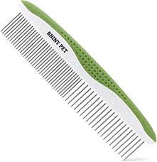 But even brushing her daily, we have a matting problem (so bad that she's going to get a lion cut). Dog Comb For Removes Tangles And Knots Cat Comb For Removing Matted Fur Grooming Tool With