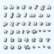 Each of these letters is used in less than one percen the letters of the alphabet that are used least frequently in the english language a. Retro Alphabet Number Set Vector Bold Typography Free Image By Rawpixel Com Wan In 2021 Lettering Alphabet Retro Typography Typography Alphabet